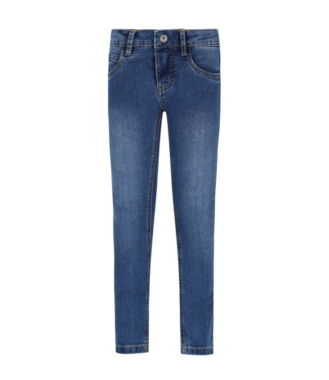 Tygo & Vito winter jeans broek jongens - medium blauw - skinny fit - stretch