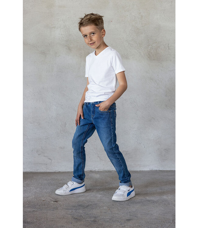 Tygo & Vito winter jeans broek jongens - blauw - slim fit