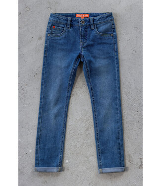 Tygo & Vito winter jeans broek jongens - blauw - slim fit