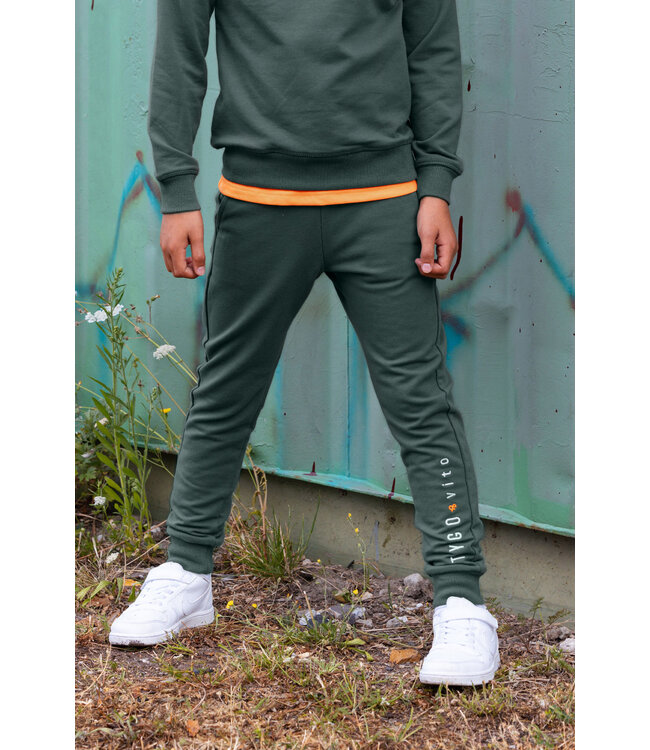 Tygo & Vito winter sweat broek jongens - groen