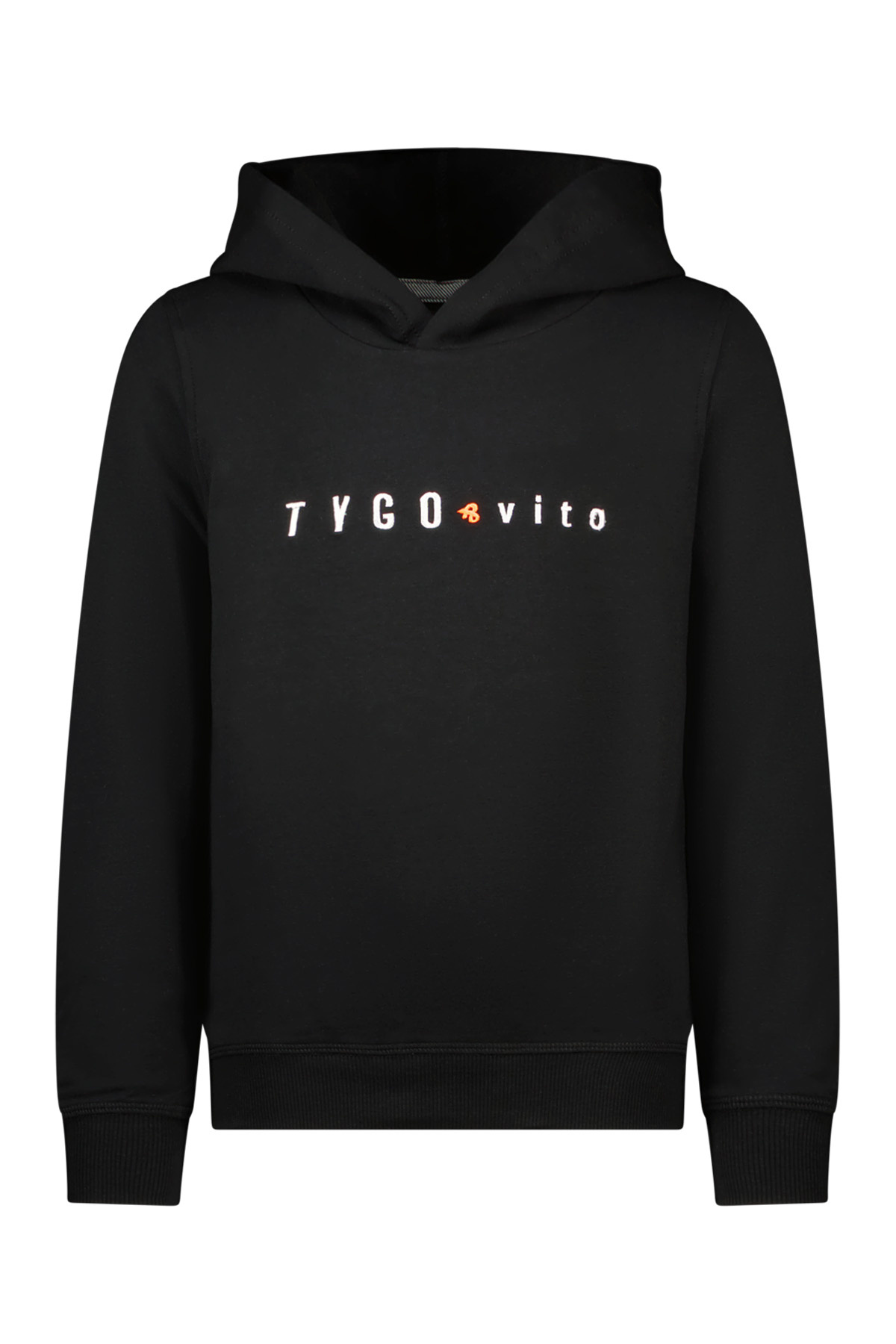 Tygo & Vito winter hoodie jongens - zwart afbeelding