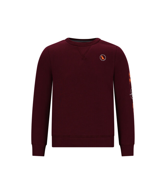 Tygo & Vito winter sweater jongens - bordeaux rood - Sven