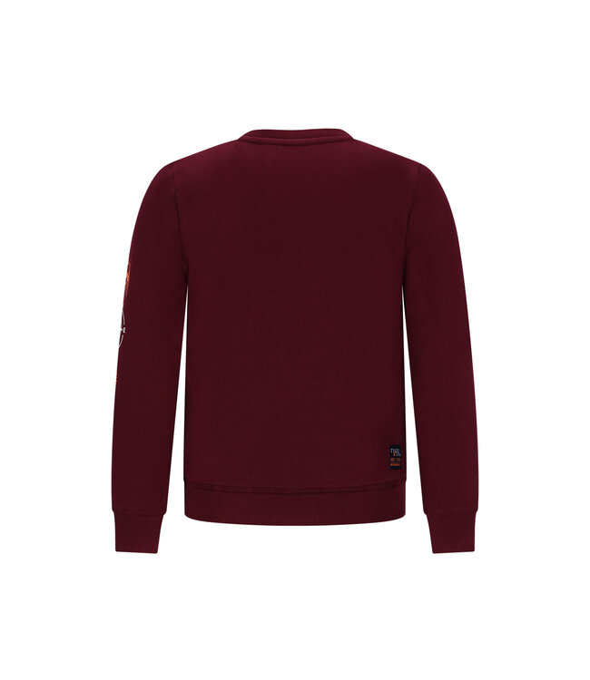 Tygo & Vito winter sweater jongens - bordeaux rood - Sven