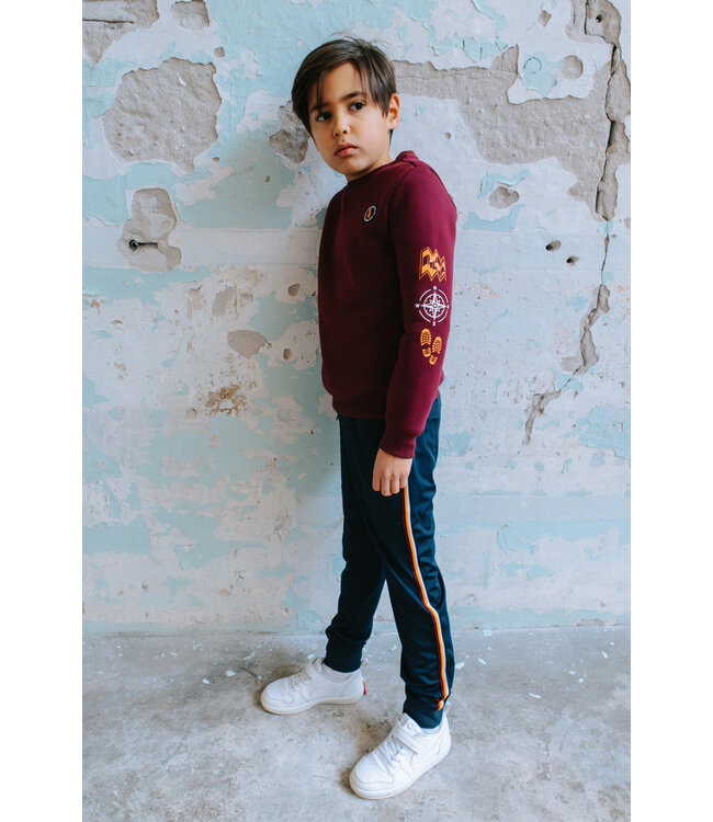 Tygo & Vito winter sweater jongens - bordeaux rood - Sven