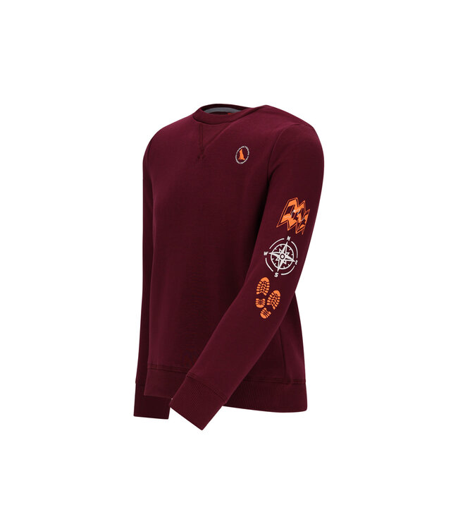 Tygo & Vito winter sweater jongens - bordeaux rood - Sven