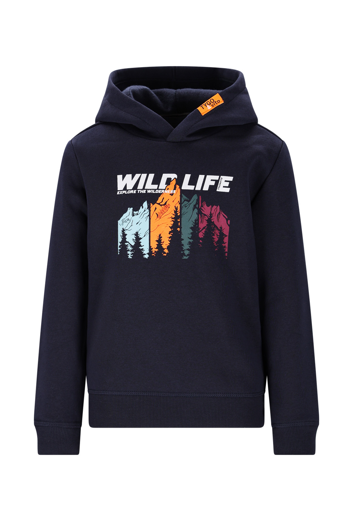 Tygo & Vito winter hoodie jongens - navy blauw - Henk afbeelding