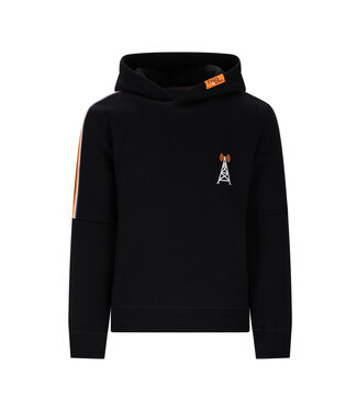 Tygo & Vito winter hoodie jongens - zwart - Hero