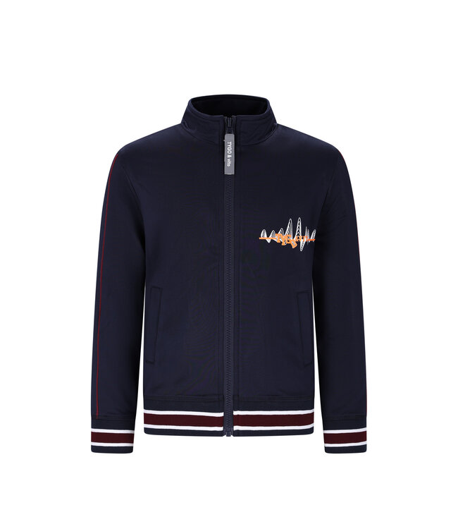 Tygo & Vito winter trainingsvest jongens - navy blauw - Vigo