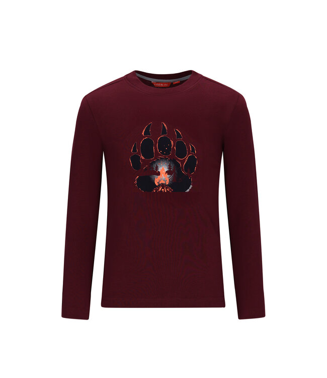 Tygo & Vito winter t-shirt jongens - bordeaux rood - Max - longsleeve
