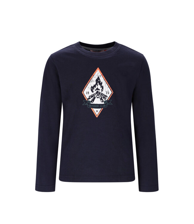 Tygo & Vito winter t-shirt jongens - navy blauw - Mason - longsleeve