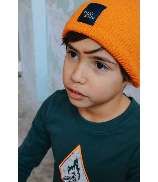 Tygo & Vito winter t-shirt jongens - groen - Mason - longsleeve