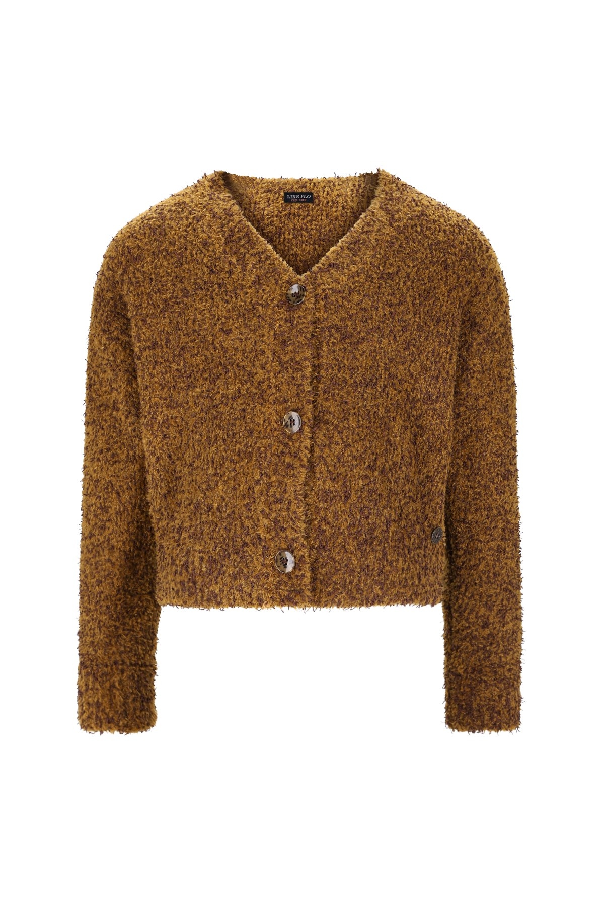 Like Flo winter vest meisjes - geel - Deau - furry afbeelding