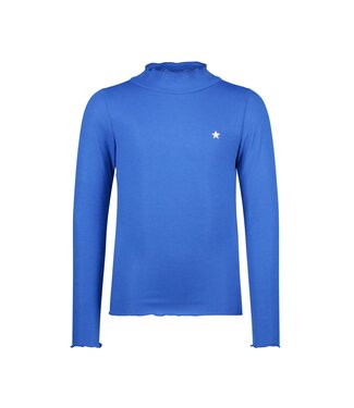 Like Flo winter t-shirt meisjes - blauw - Eef - rib - col