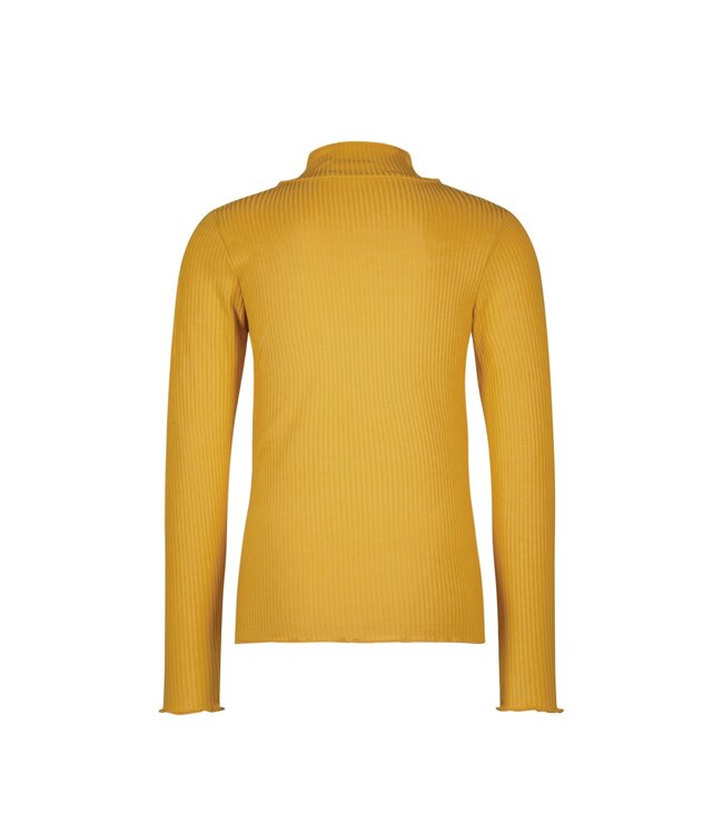 Like Flo winter t-shirt meisjes - geel - Eef - rib - col