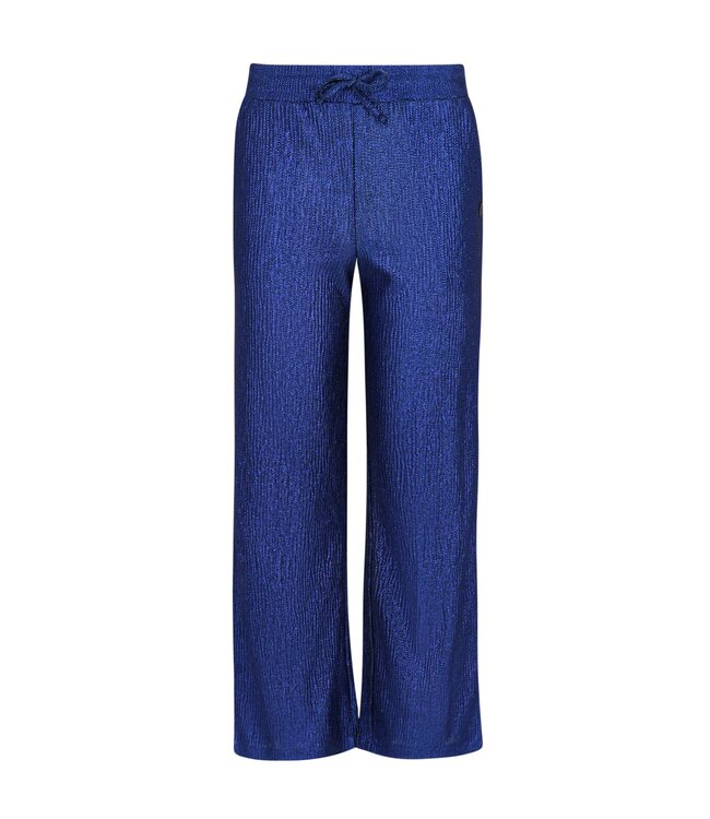 Like Flo winter straight leg broek meisjes - blauw - Fenya - metallic