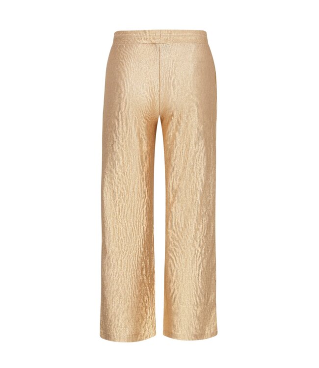 Like Flo winter straight leg broek meisjes - goud - Fenya - metallic