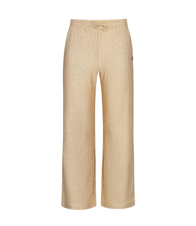 Like Flo winter straight leg broek meisjes - goud - Fenya - metallic