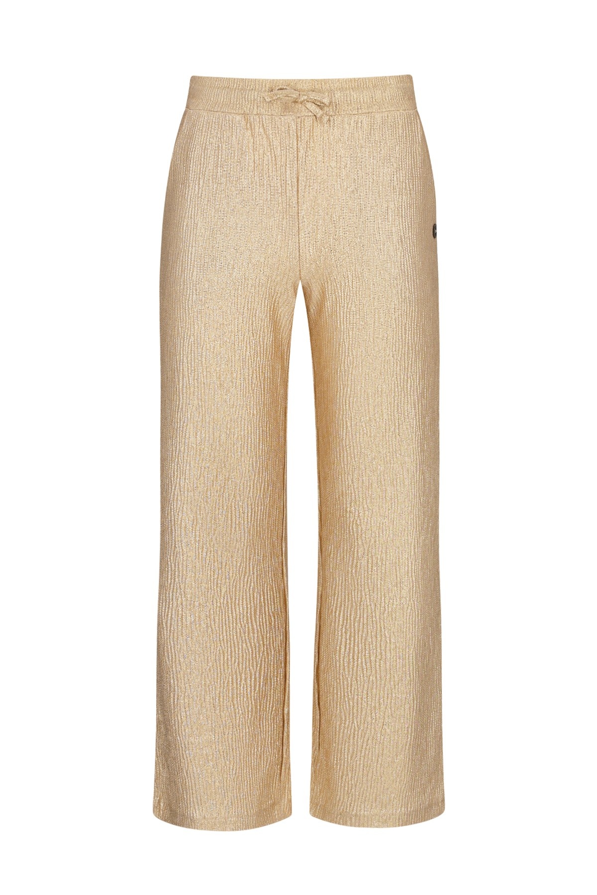 Like Flo winter straight leg broek meisjes - goud - Fenya - metallic afbeelding
