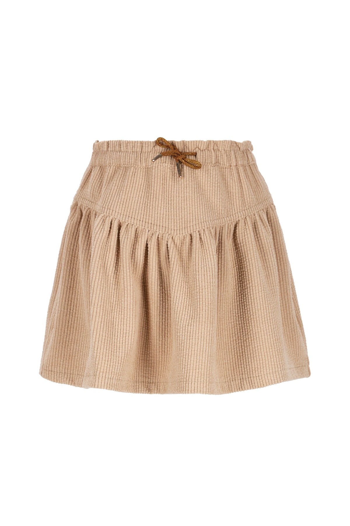 Like Flo winter corduroy rok meisjes - beige - Silby afbeelding