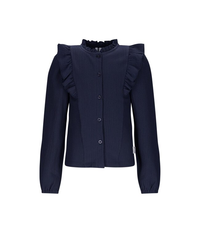 B.Nosy winter blouse meisjes - navy blauw - Beau
