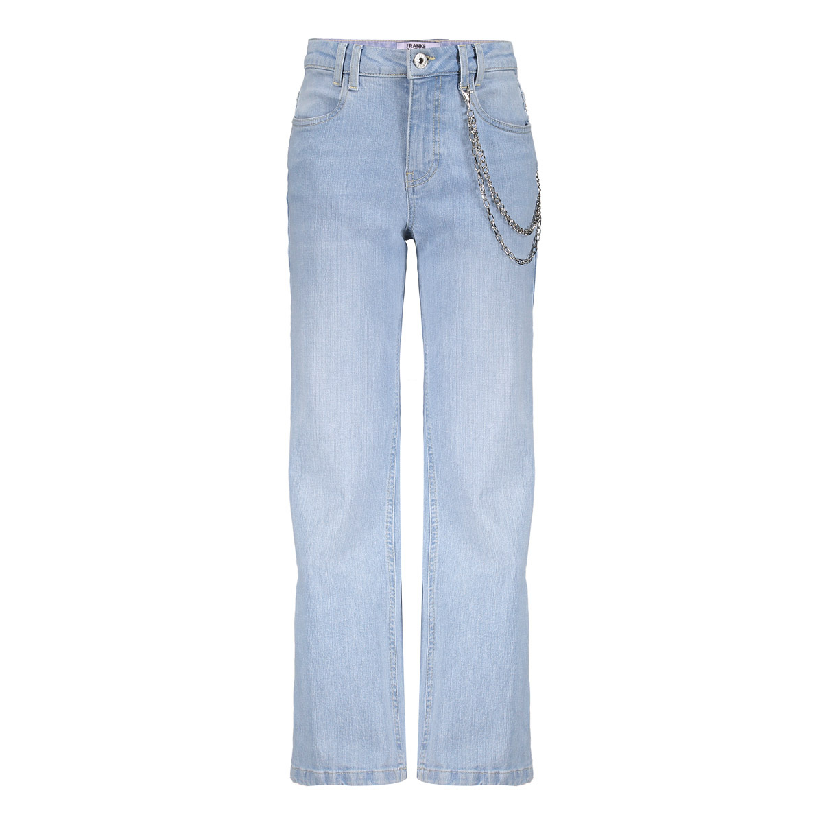Frankie & Liberty winter jeansbroek meisjes - licht blauw - straight leg fit - Western Yoke afbeelding