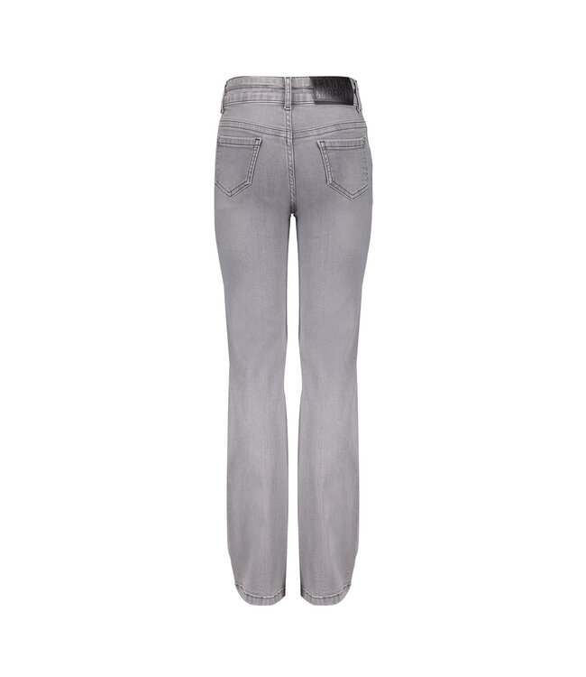 Frankie & Liberty winter jeansbroek meisjes - licht grijs - bootcut fit