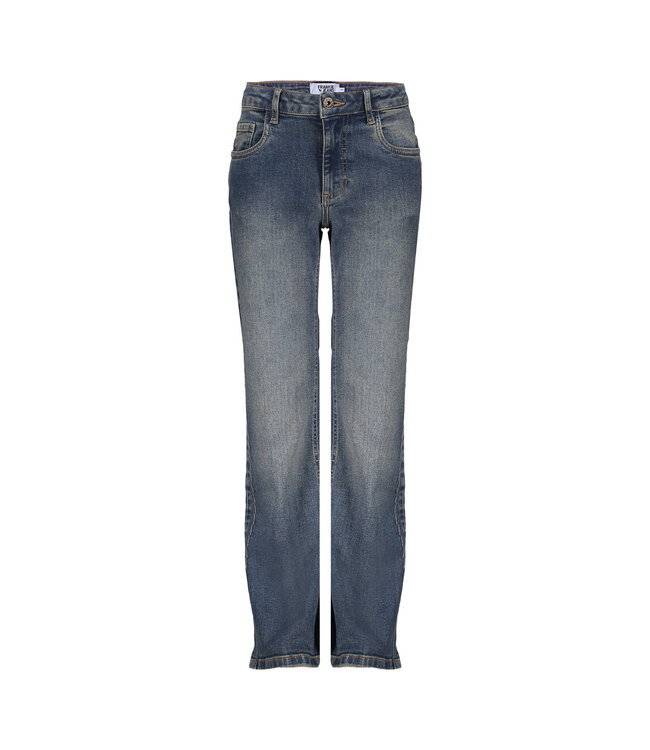 Frankie & Liberty winter jeansbroek meisjes - blauw - bootcut fit