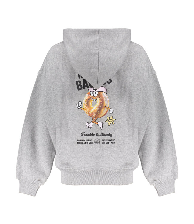 Frankie & Liberty winter hoodie meisjes - grijs