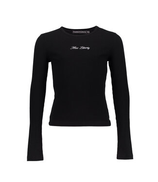 Frankie & Liberty winter t-shirt meisjes - zwart