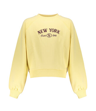 Frankie & Liberty winter sweatshirt meisjes - geel - Ney York