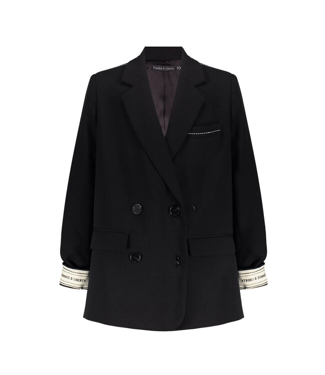 Frankie & Liberty winter blazer meisjes - zwart