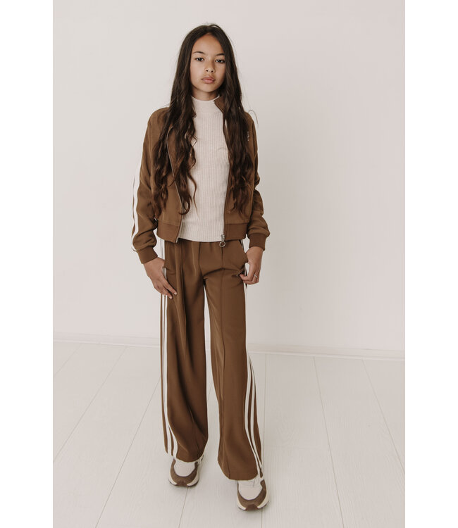 Frankie & Liberty winter traningsbroek meisjes bruin