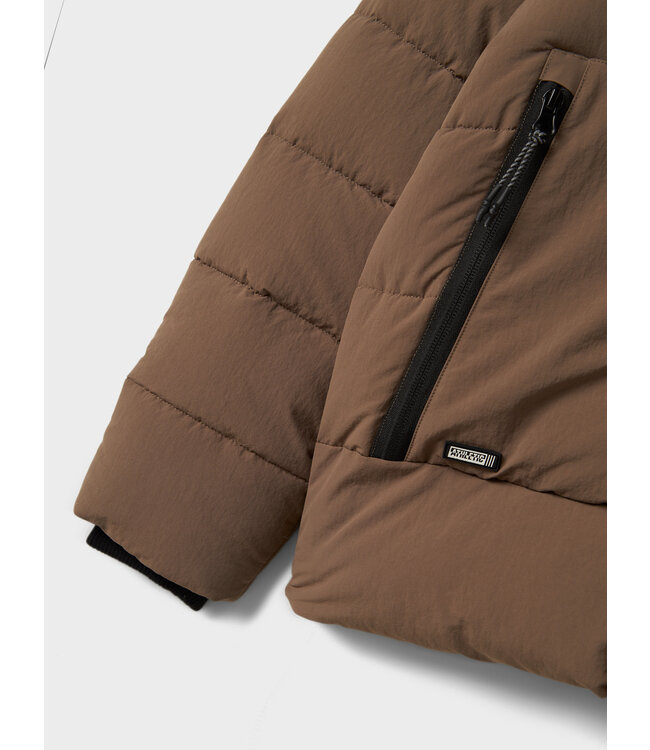 Name it winter winterjas jongens - grijs - puffer - NkmMelvin