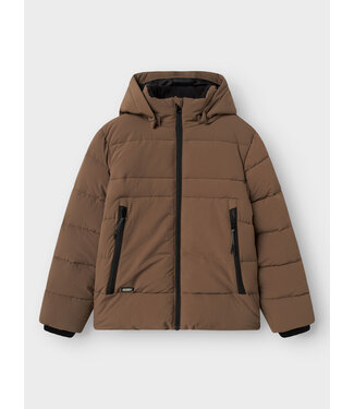 Name it winter winterjas jongens - grijs - puffer - NkmMelvin