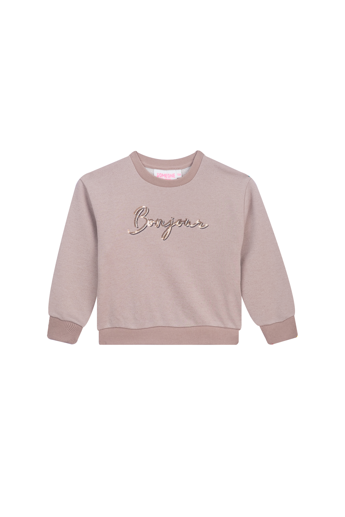 Someone winter sweater meisjes - donker beige - Aida afbeelding