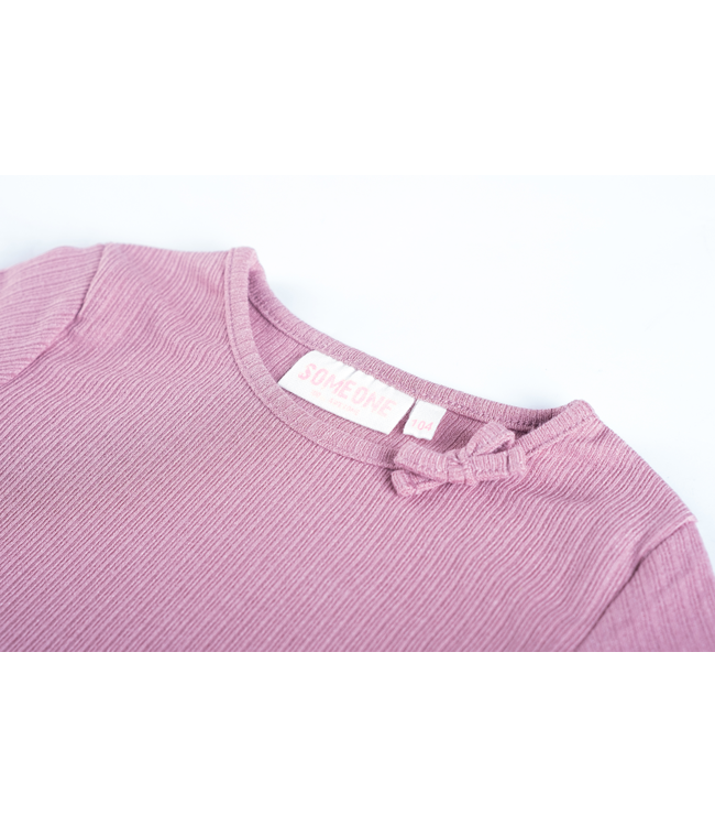 Someone winter t-shirt meisjes - licht paars - Lizanne
