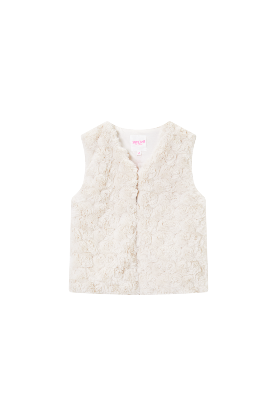 Someone winter gilet meisjes - donker beige - Nel afbeelding