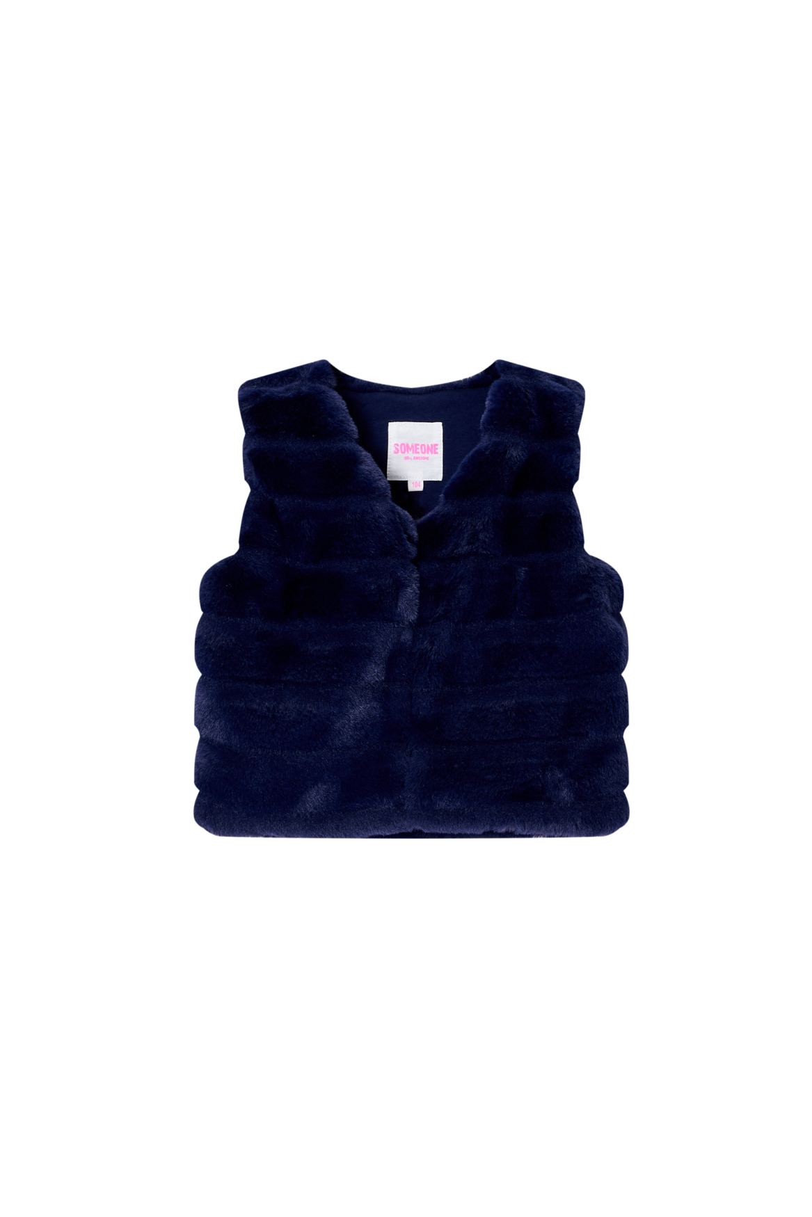 Someone winter gilet meisjes - navy blauw - Scottie afbeelding