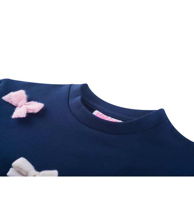 Someone winter sweater meisjes - navy blauw - Talia