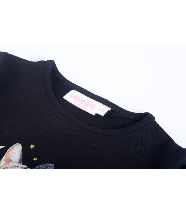 Someone winter t-shirt meisjes - zwart - longsleeve - Willa