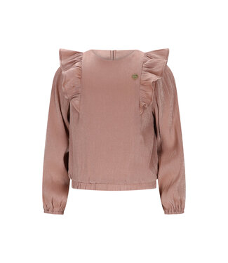 Le Chic winter blouse meisjes - bruin/rood - Every