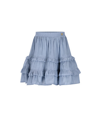 Le Chic winter rok meisjes - blauw - Thamsin - ruffle