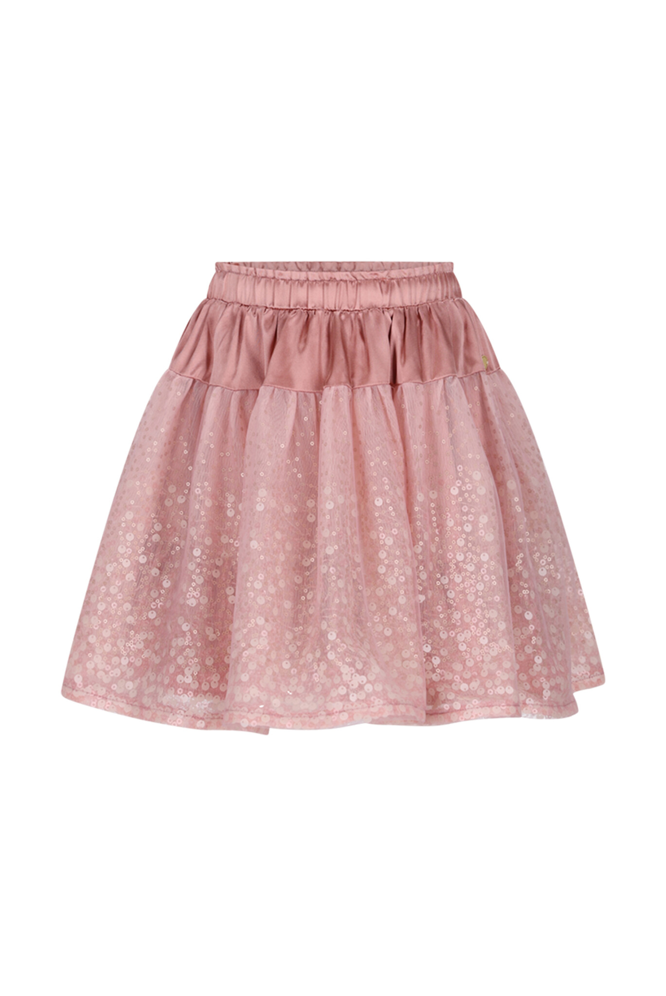 Le Chic winter rok meisjes - roze - Trust - pailletten afbeelding