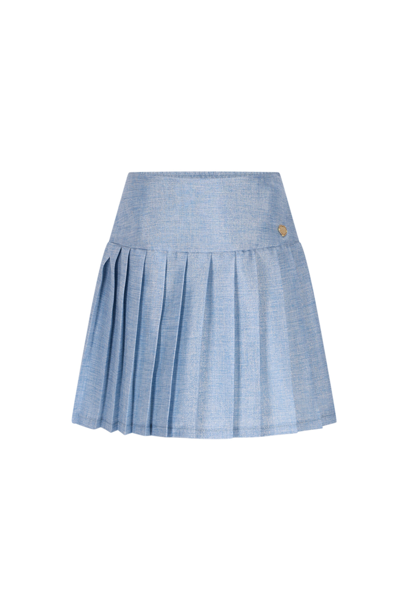 Le Chic winter rok meisjes - blauw - Twinny - geplooid, glitter afbeelding