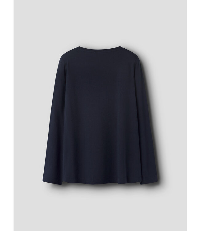 Name it winter shirt meisjes - navy blauw - NkfViolet - loose fit