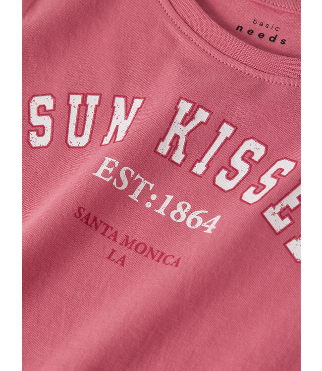 Name it winter shirt meisjes - roze - NkfViolet - loose fit