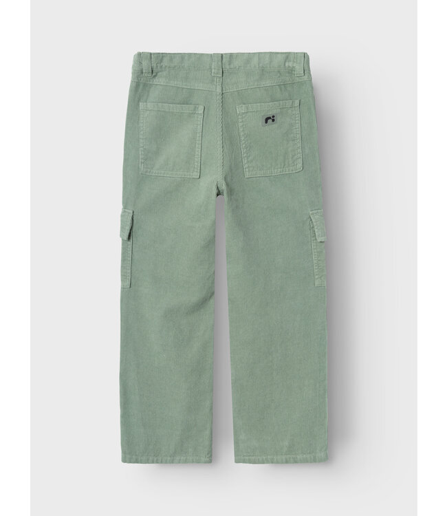 Name it winter broek meisjes - groen - NkfBella - wide leg