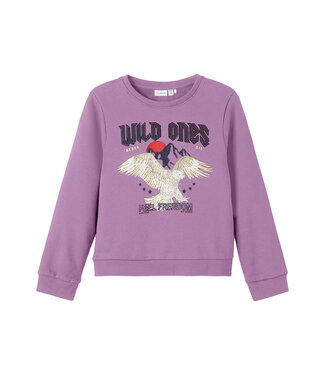 Name it winter sweater meisjes - paars - NkfPnawild