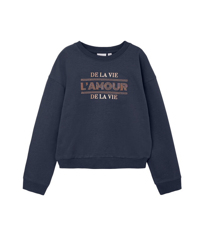 Name it winter sweater meisjes - blauw - NkfPramour