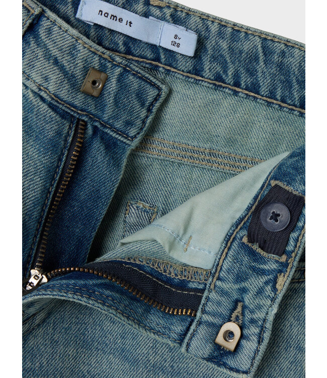 Name it winter jeans broek jongens - blauw - NkmRyan - straight fit